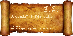 Bagaméri Pólika névjegykártya